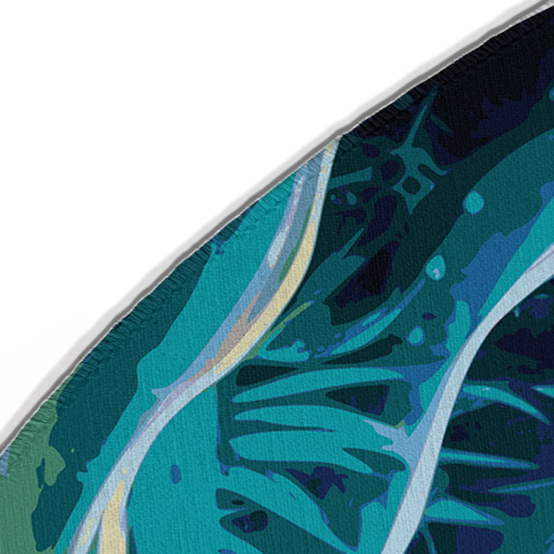 Tapis intérieur et extérieur Lush Veil, Rond 5 pi