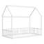 Lits de maison, structure en bois de pin simple, chambre d'enfant de ferme