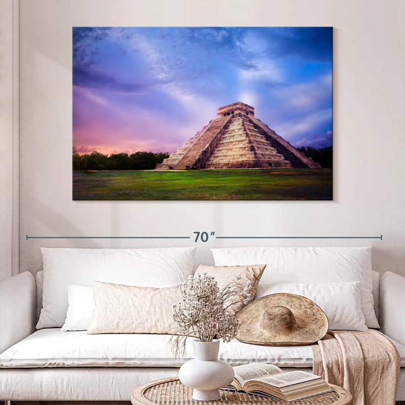 Temple Adella de Kukulkan, H 34 po x l 51 po
