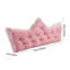 Pearl Grey Crown Upholstered Bed Headboard Cushion – The Perfect Touch for a Princess-Style Bedroom-1744721555-1744721561