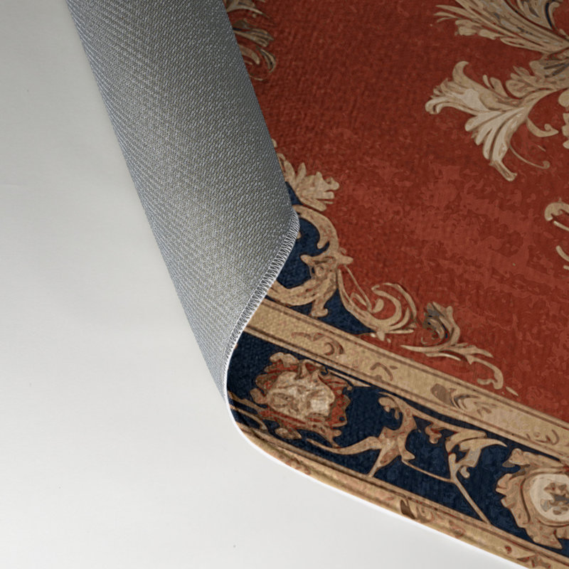 Tapis d'intérieur et d'extérieur brun français, Rectangulaire 3 pi x 5 pi