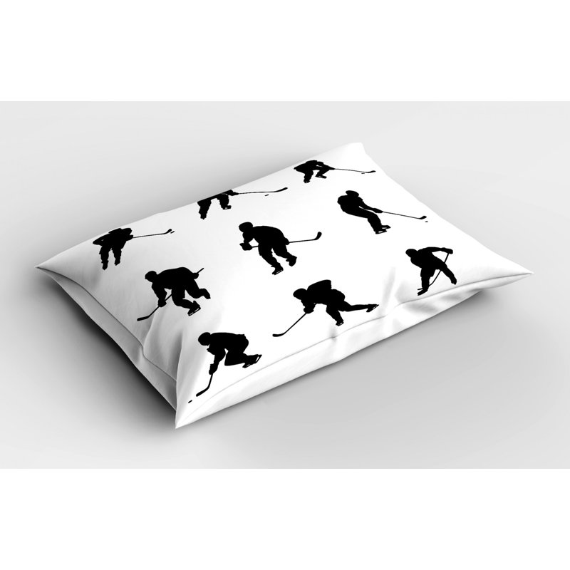 Hockey Polyester Sham Set, Twin
