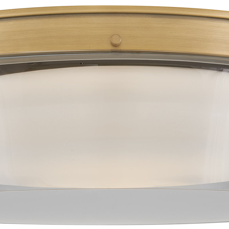 DEMI Flush Mount, Heritage Brass