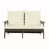 Coussin blanc / cadre gris est en rupture de stock