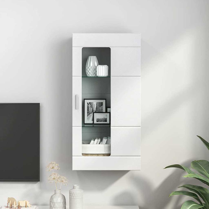 Rectangle Accent Cabinet, White