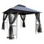 Pavillon de jardin d'extérieur en métal