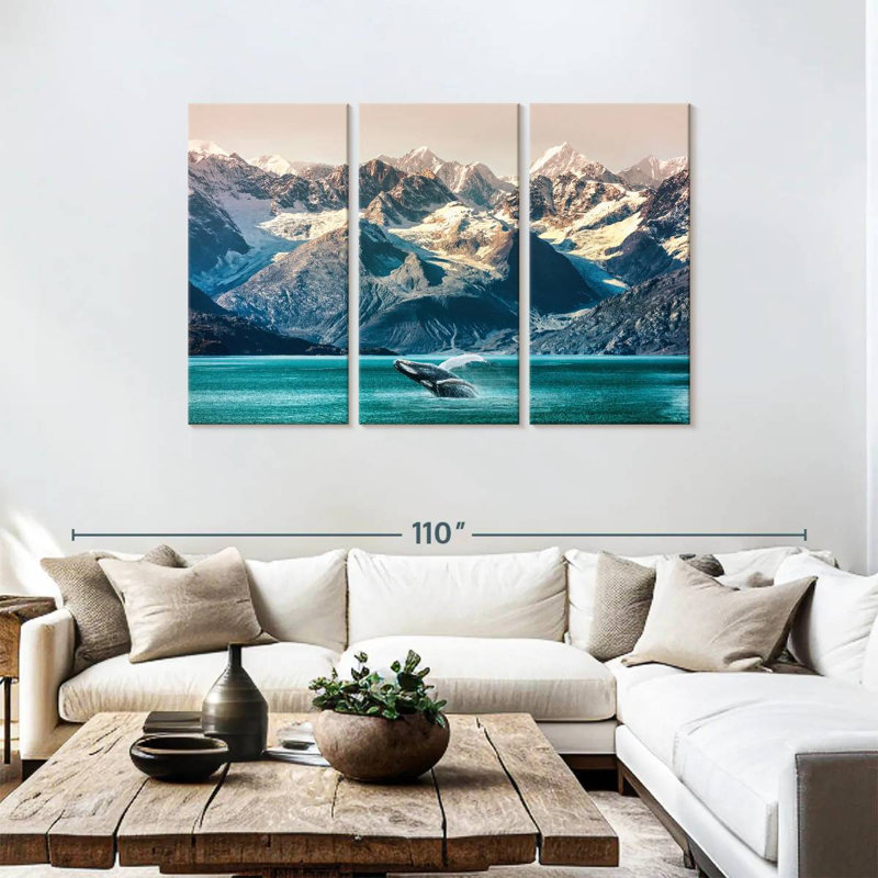 Alvord Alaskan Whale Backflip, 48" H x 74" W