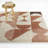 Grimsby Brown/Pink Geometric Color Block Area Rug-906622660