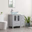 Couleur de la base: blanc; couleur du lavabo: or; meuble-lavabo simple autoportant de 36 po avec comptoir en bois manufacturé, lavabo vasque, robinet, bonde-1433603417-1435383031