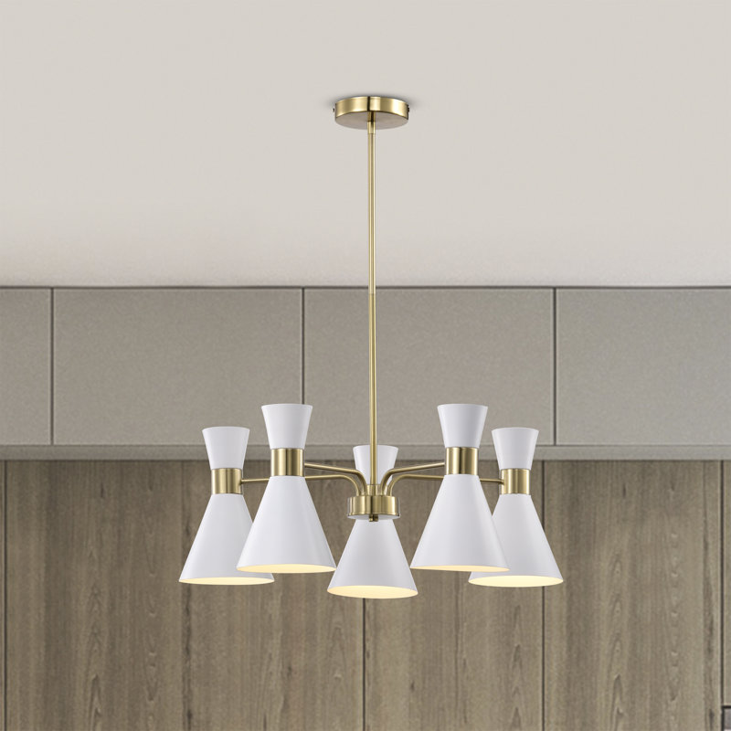 Lustre linéaire moderne à 5 lumières Jakylia