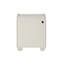 Table de chevet Orharmon avec USB, finition grise