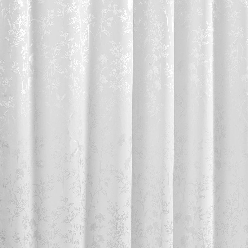 Gingham Shower Curtain with Hooks Included