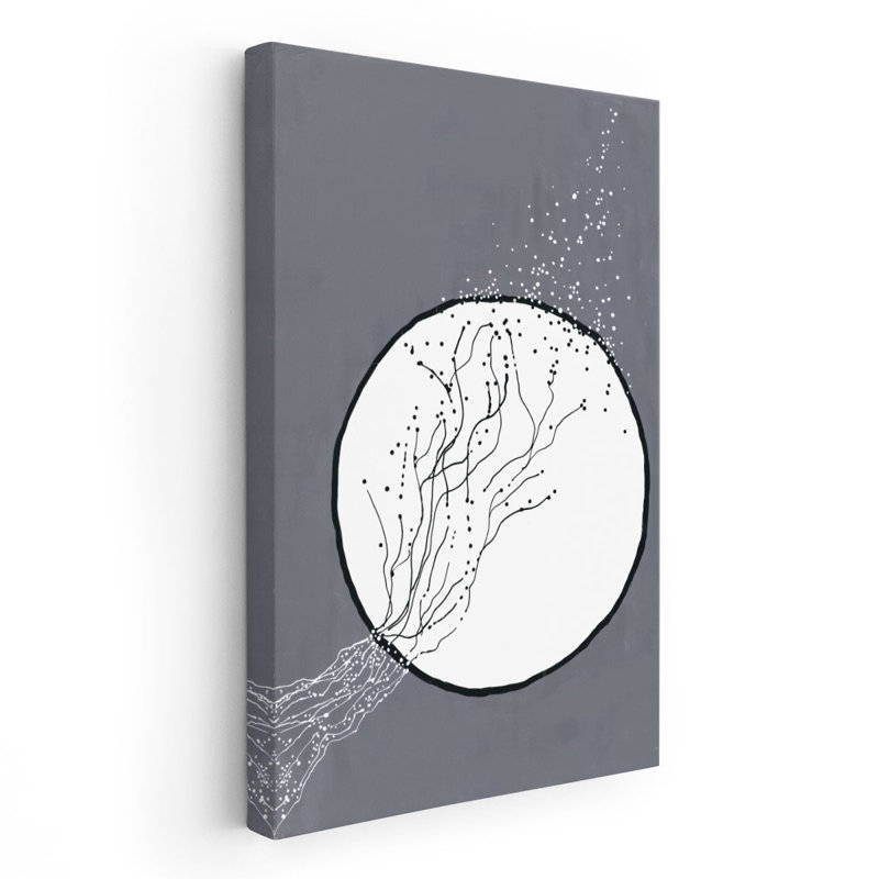Moonlit Night - Canvas Print Wall Art, 18" H x 12" W