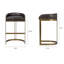 Tabouret de bar et de comptoir en cuir véritable Bradley-102374770-37346044