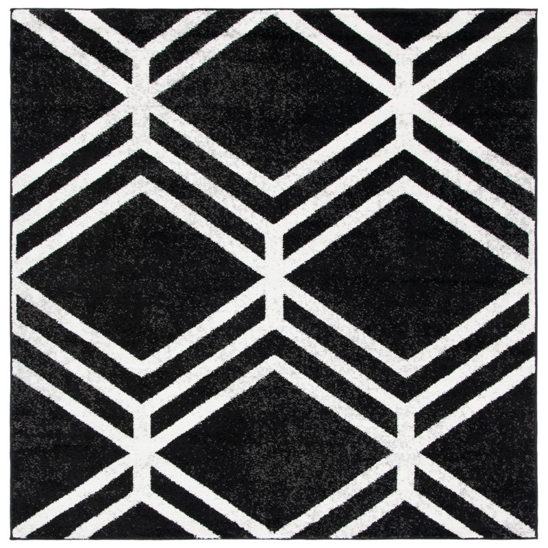 Adirondack Performance Geometric Rug, Square 6'
