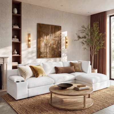 Canapé modulaire rembourré 4 pièces Parkton