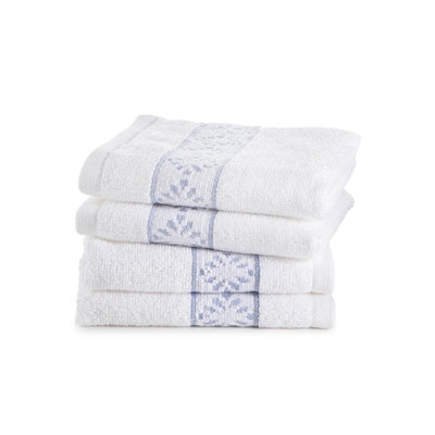 Clean Design Home x Martex Savoy Anti-Allergen 100% Cotton Washcloth Set