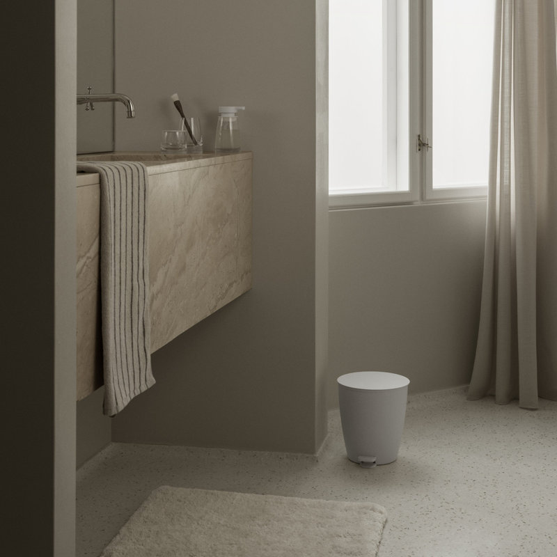 TUUFA Ultra Thick Bathmat - Rectangular - Moonbeam (beige), Moonbeam (beige), 23.6" x 23.6"