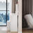 17" Round LED Mirror Vanity Table + Soft Cushion Stool Suit, Large Mirror, Touch Switch, 3 Colors, Adjustable Brightness, Large Desktop, Multi-Layer High Capacity Storage, Suitable For Small Space-127153223