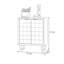 Armoire d'appoint moderne et multifonctionnelle