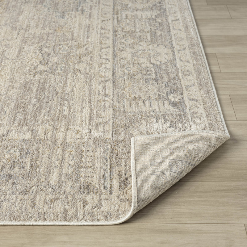 Tapis d'intérieur tissé à la machine Kwamane, Rectangle 6 pi x 9 pi 3 po