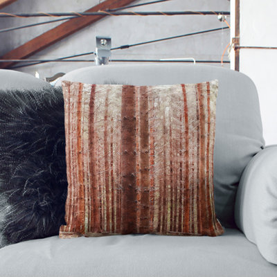 Autumn Forest Vol.7 Painting Square Throw Cushion