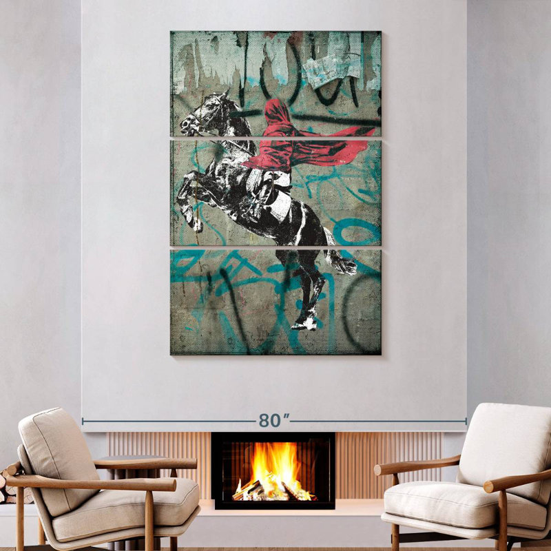 Sireci Napoleon Crossing Alps, 74" H x 48" W