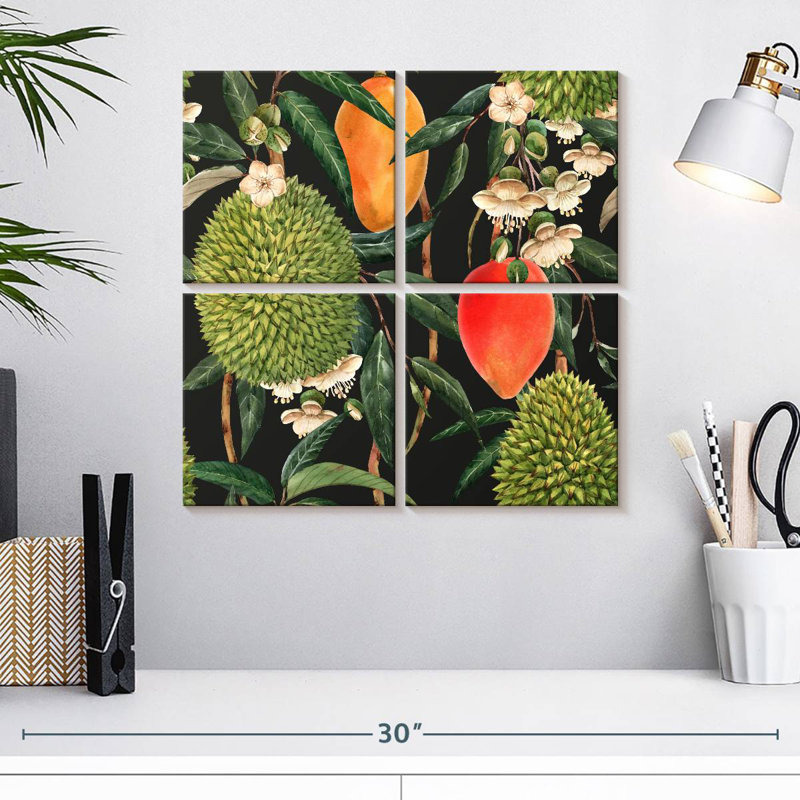 Fruits, 18" H x 18" W