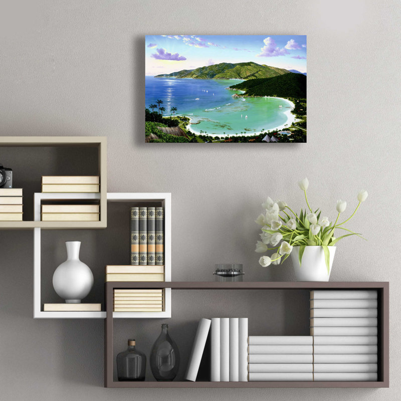 Art mural en verre acrylique, H 16 po x l 24 po x P 0,2 po
