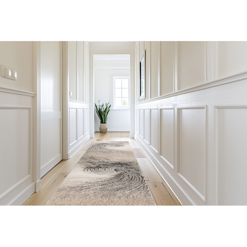 Dazaya Abstract Area Rug, Runners 80 x 300 cm