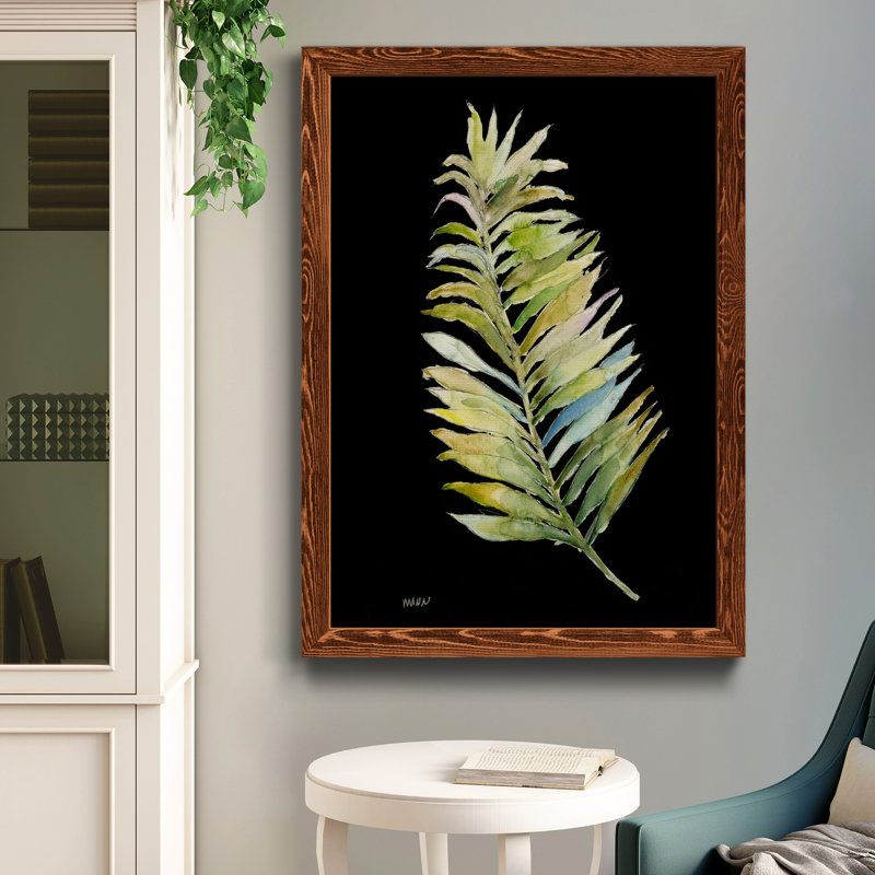 Frond I - reproduction de cadre photo sur papier, H 31 po x l 44 po x P 1 po, Papier érable