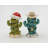 Cosmos Gifts Christmas Cactus Salt and Pepper Shaker Set
