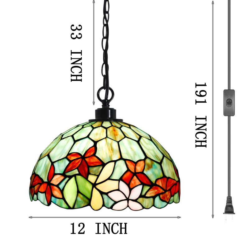Adkisson 1 - Light Matte Black LED Dome Pendant, 7" H x 12" W x 12" D