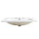 The Renovators Supply Inc. 19.68'' Gloss Porcelain Rectangular Bathroom Sink with Overflow