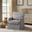 Skirted Swivel Chair-497254264