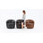 Faux Leather Upholstered Swivel Barrel Chair—No Assembly Required-789525798