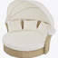 Ensemble de mobilier d'extérieur en rotin double