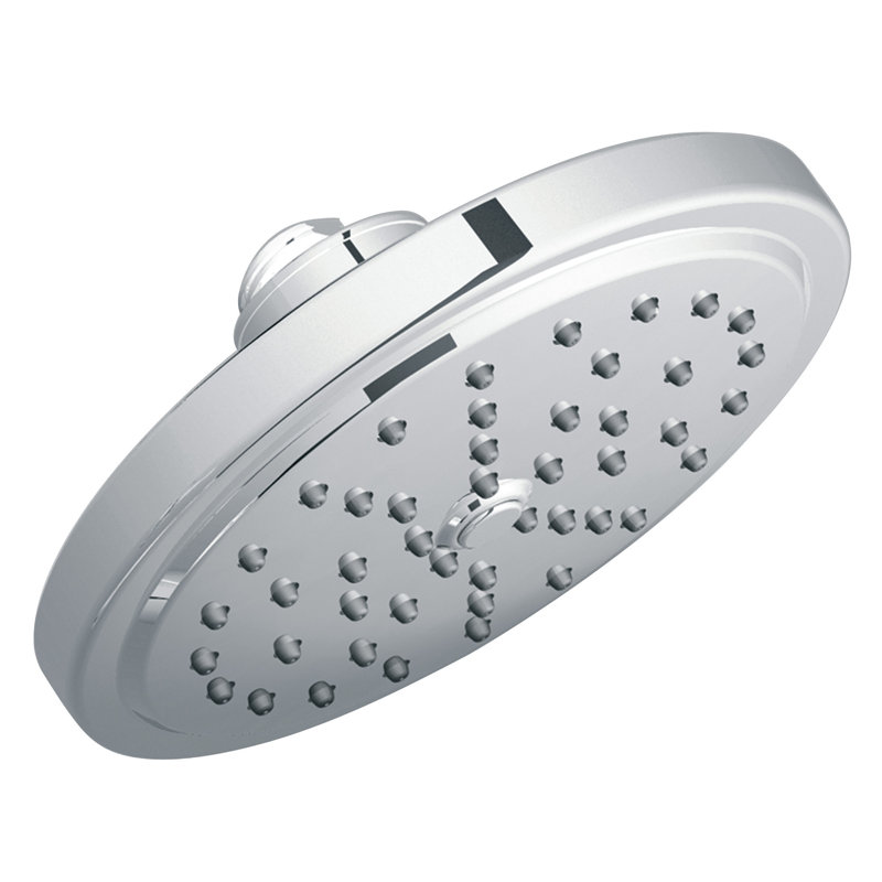 Moen One-Function 6-3/4" Diameter Spray Head Eco-Performance Rainshower, Chrome