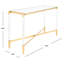 Console de 50 po