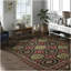 Tapis rouge en laine noué à la main Amone-85207162