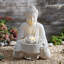 Outdoor Fountain with Lights