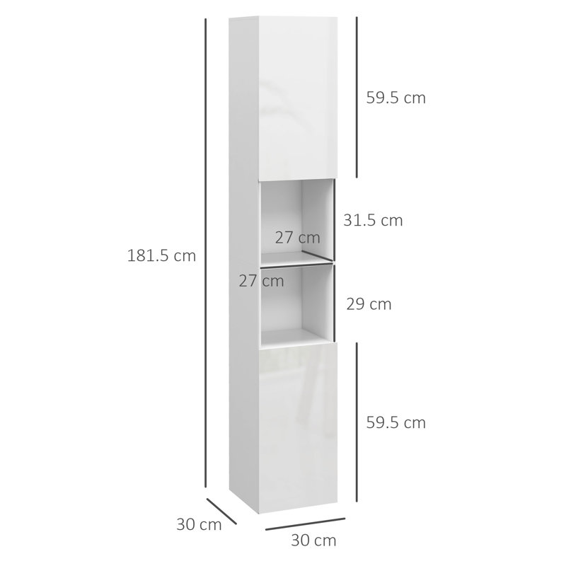 Abiah Freestanding Bathroom Cabinet