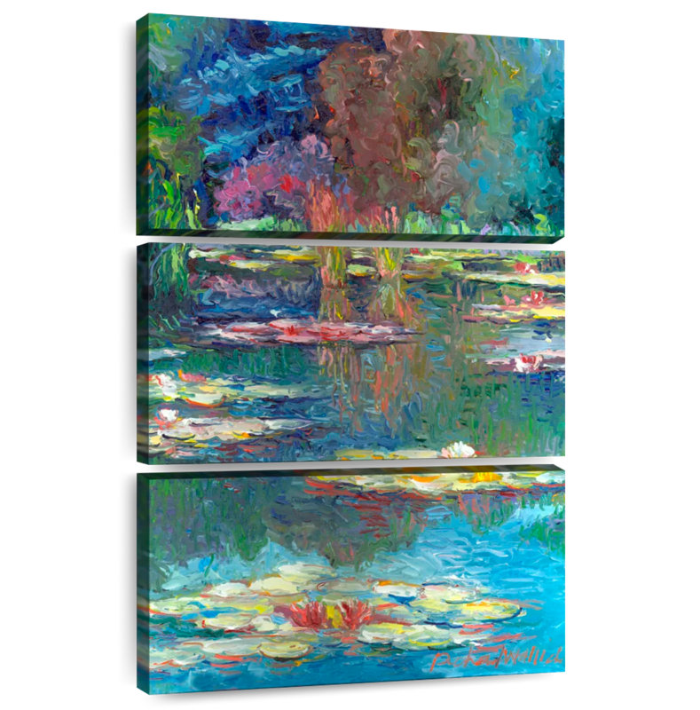Lilies III, 74" H x 48" W