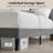  Luxurious Upholstered Bed Frame with Cushioned Headboard-133074221-133074222