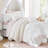 4 Pieces Twin/Twin XL Comforter Set,White-131299413-131299415