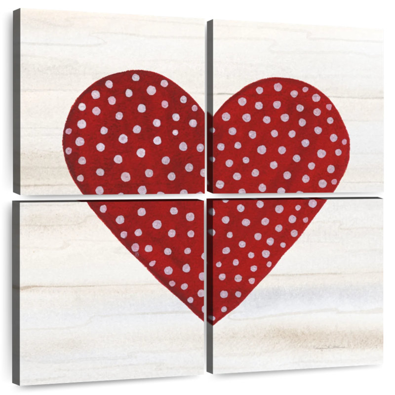 Hardie rustique cœur de la Saint-Valentin I, H 50 po x l 50 po