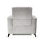 Fauteuil inclinable électrique moderne avec repose-pieds réglable gris l 39,5 po Jastin-506227034