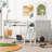Full Size Wood Low Loft Bed With Flexible - And Stylish Bedroom Piece Climb White