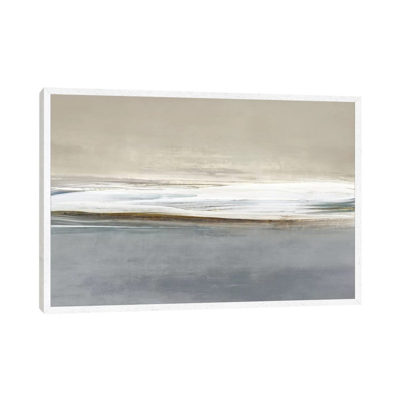 Reflective II by Jake Messina - Painting on Canvas, White Framed, 101.6 cm H x 66.04 cm W