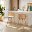 Ensemble de 2 tabourets de bar rotatifs 26 po H-2058239531